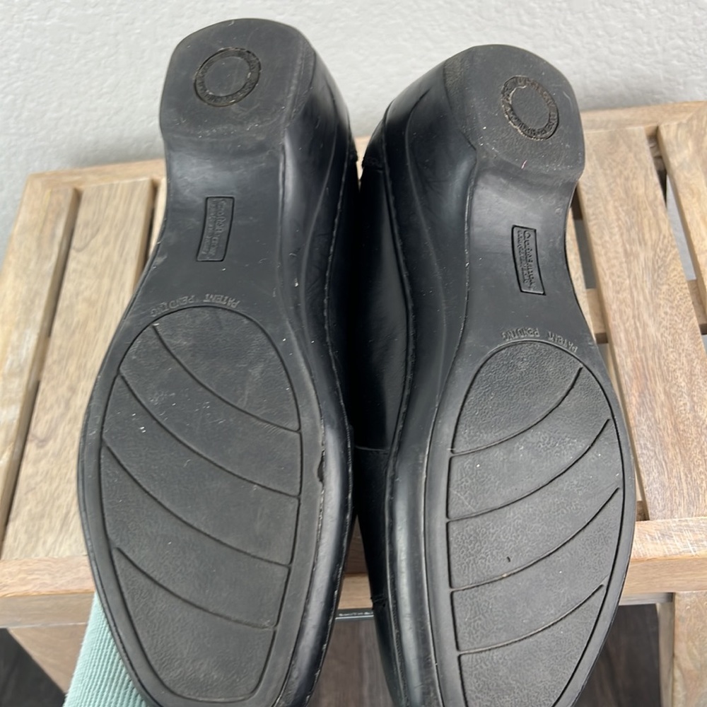 Croft & Barrow Leather Slip On Loafers Black Size 9 - Picture 7 of 9